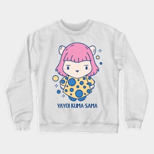 Yayoi Kuma-Sama Funny Animal pun Crewneck Sweatshirt